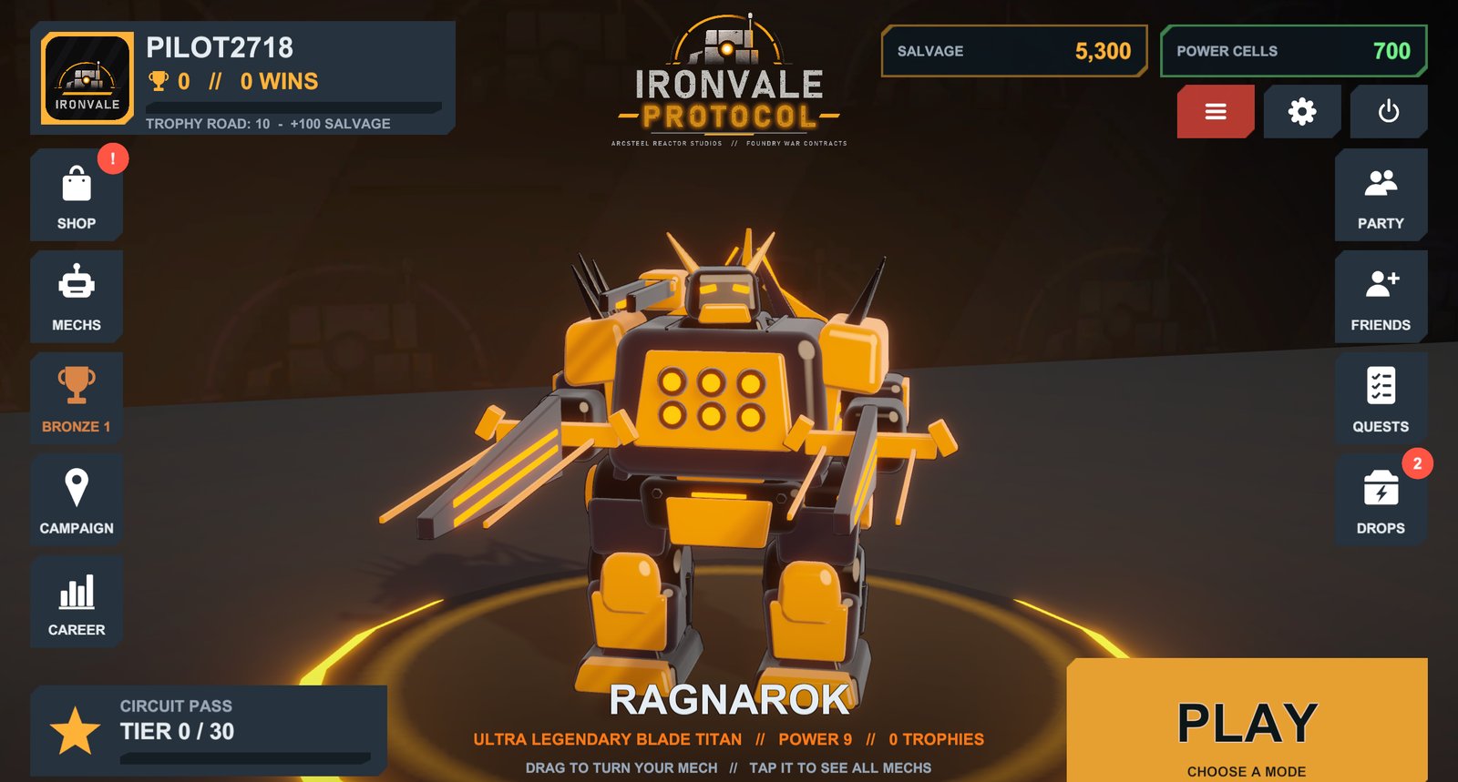Lobby with Ragnarok