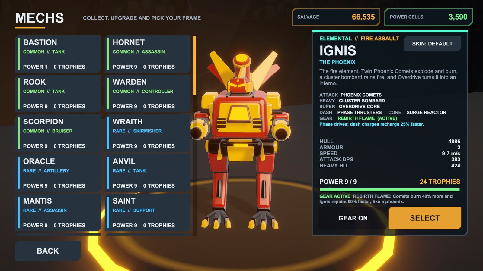 Mech collection