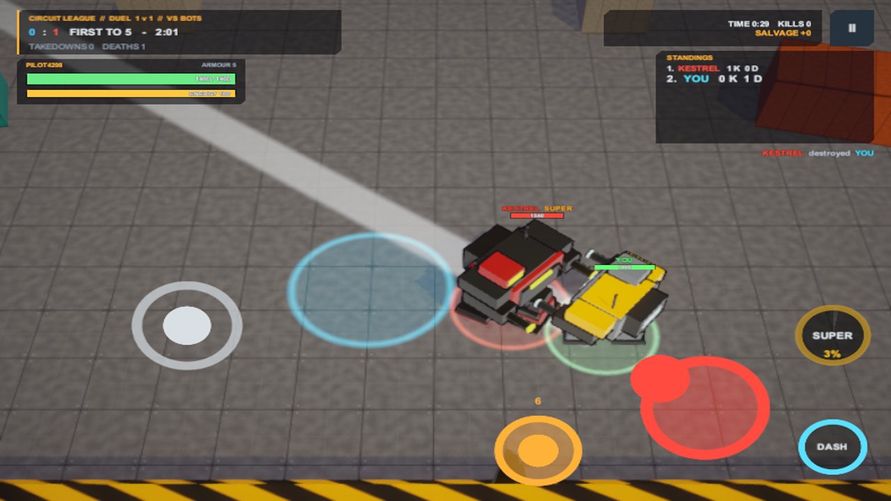Touch controls